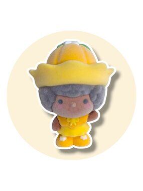 Strawberry Shortcake Flocked Action Figure Toy: Orange Blossom, 2.5 in.